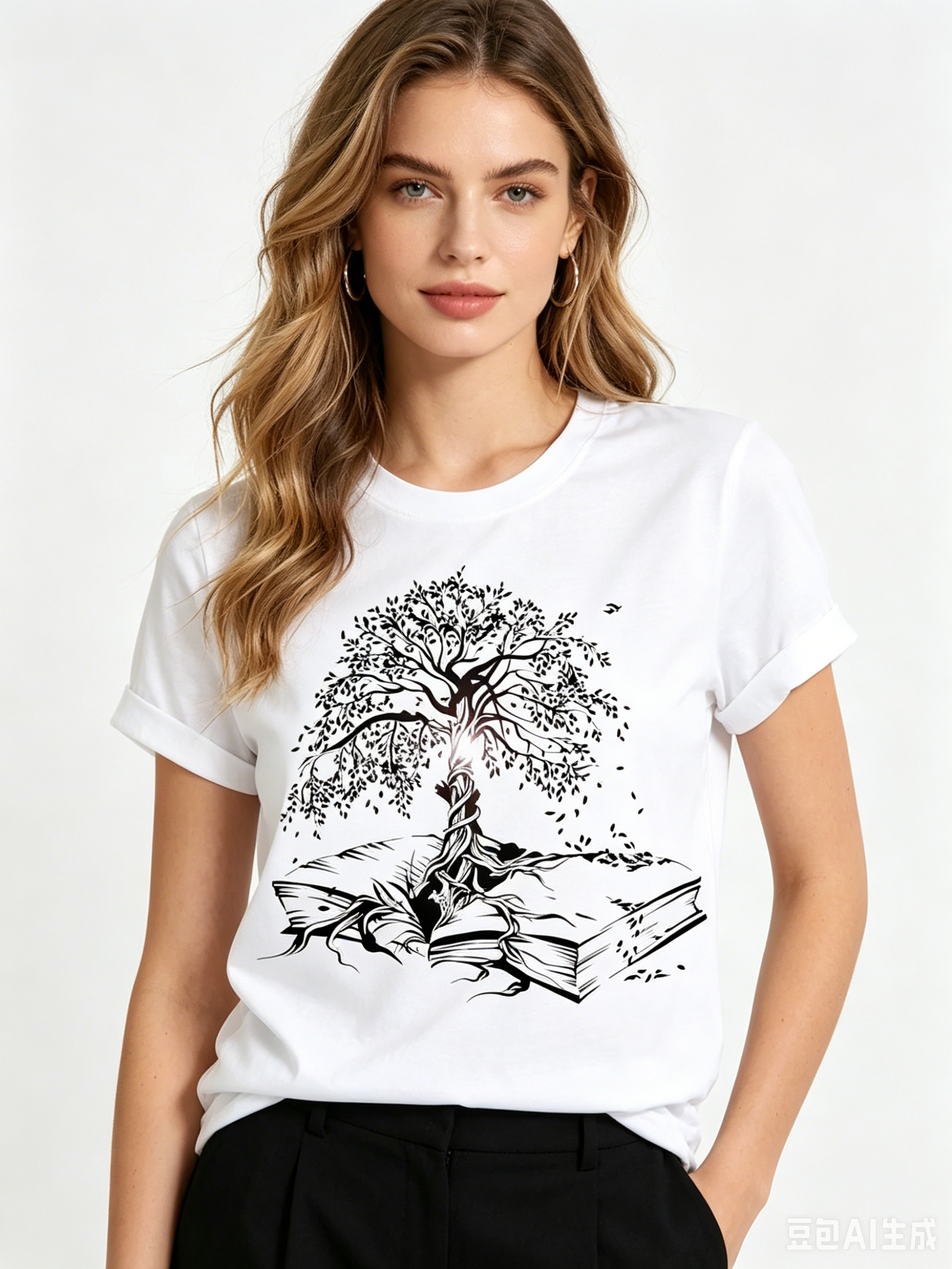 Streetwear Brand Book - Women's Retro Book T-shirt Cute Casual