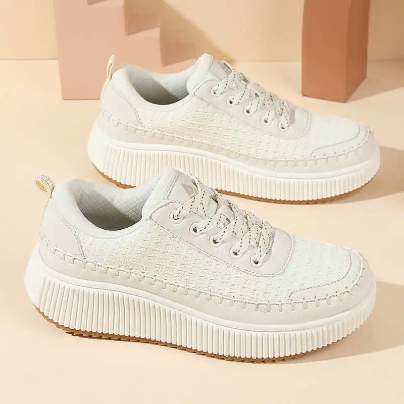 Streetwear Brand From China - Brown Shoes Woman Flats Autumn Boots