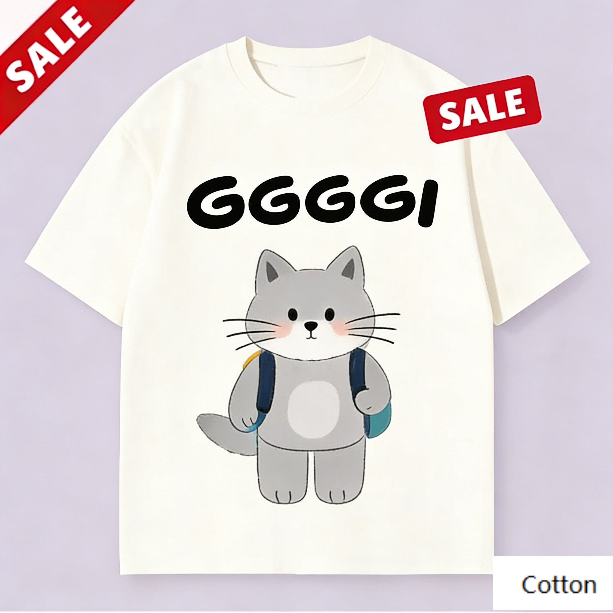 Streetwear Brand Backpack - Luxury Brand GGGGGI Kawaii Backpack Cat