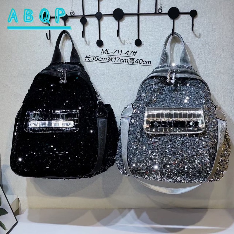 Streetwear Brand Backpack - New Women's Backpack Luxury Brand Sequins
