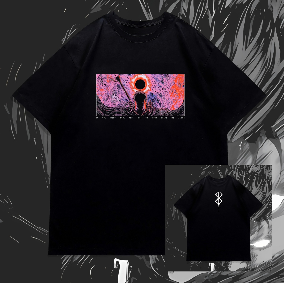 Berserk Brand of Sacrifice Min - Streetwear Brand Top avaliação e preço