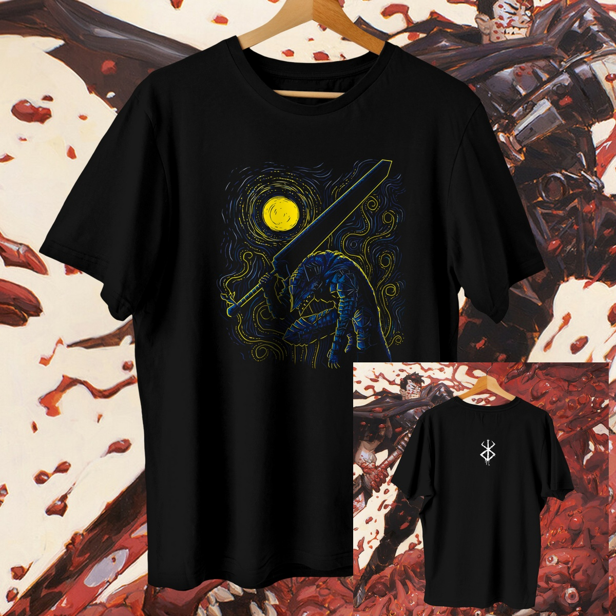 Berserk Brand of Sacrifice Min - Streetwear Brand Top avaliação e preço