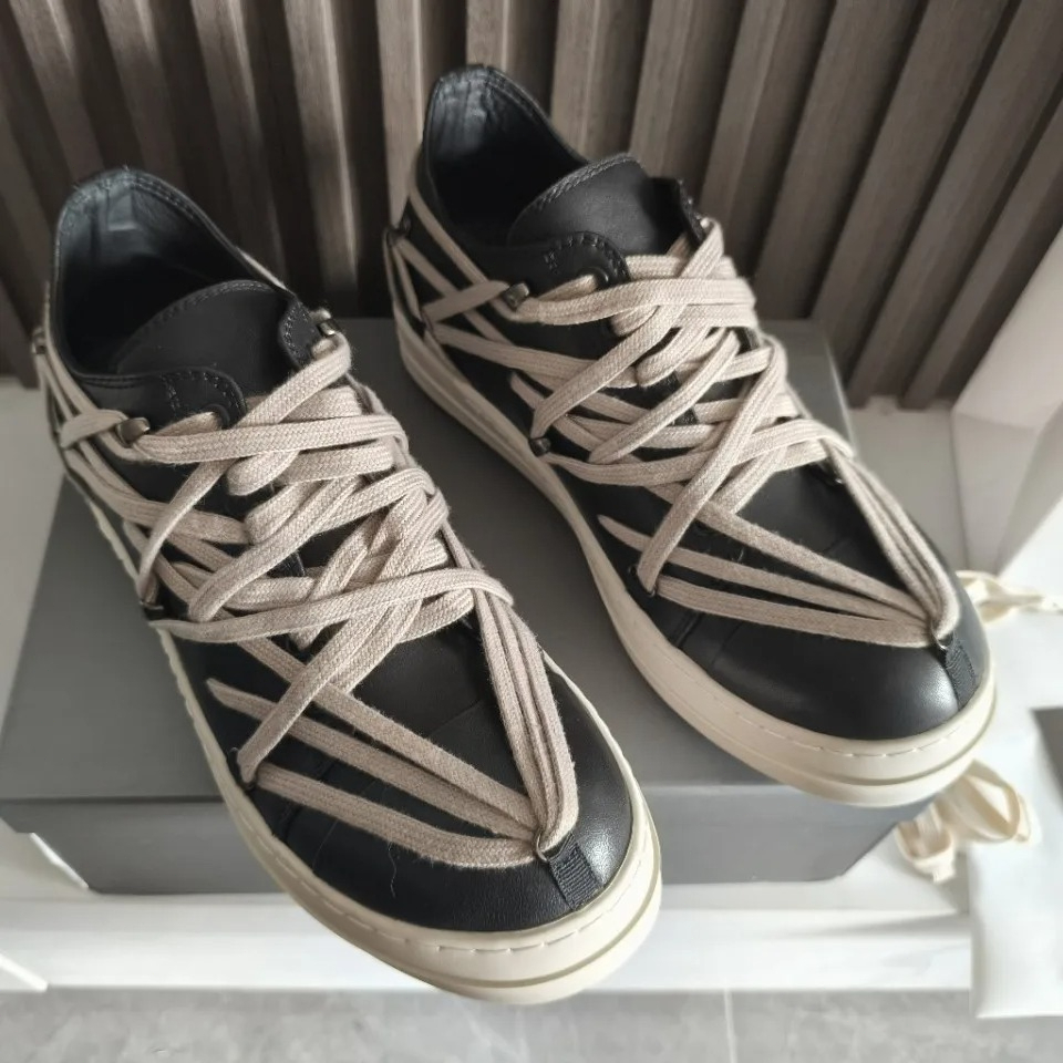 Brand Luxury Ramones Laces Lea - Streetwear Brand Top avaliação e preço