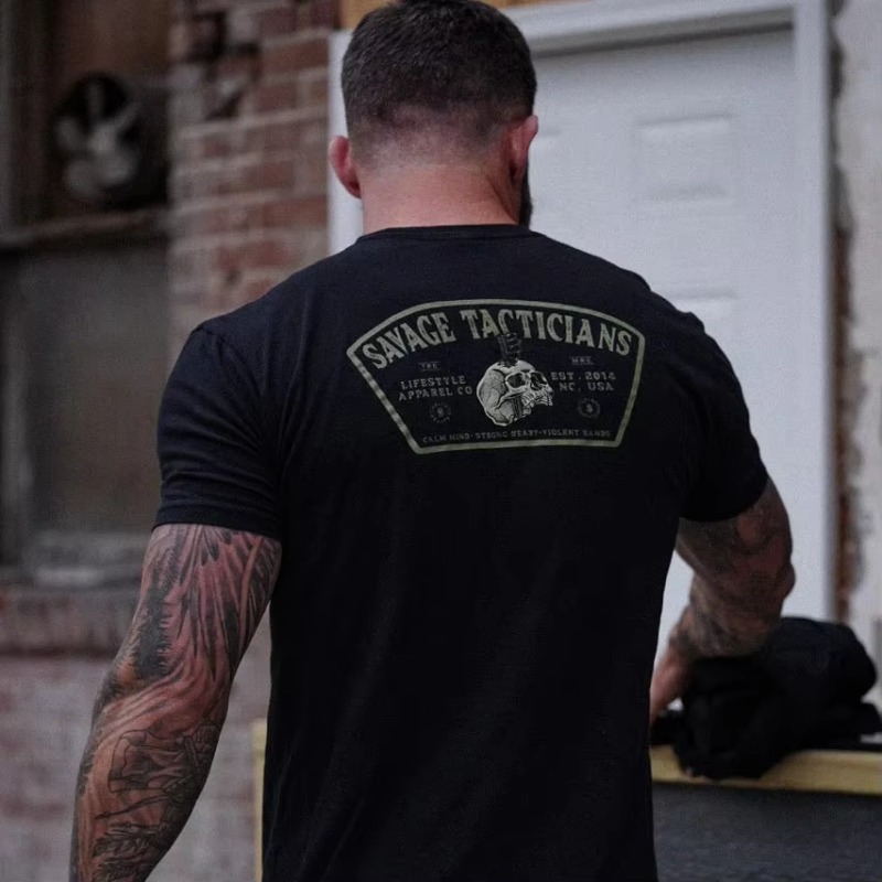 Fashion Brand Print Man T-shir - Streetwear Brand Top avaliação e preço