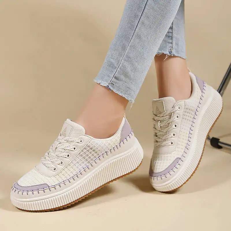 Brown Shoes Woman Flats Autumn - Streetwear Brand From China avaliação e preço