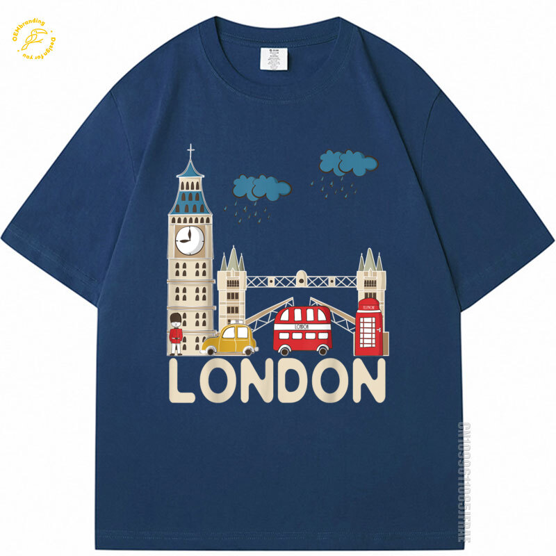Rainy London Tshirt Cute Souve - Streetwear Brand London avaliação e preço