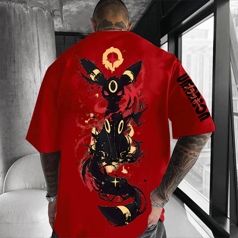 Pokémon Co-branded Print T-shi - Streetwear Brand Top avaliação e preço