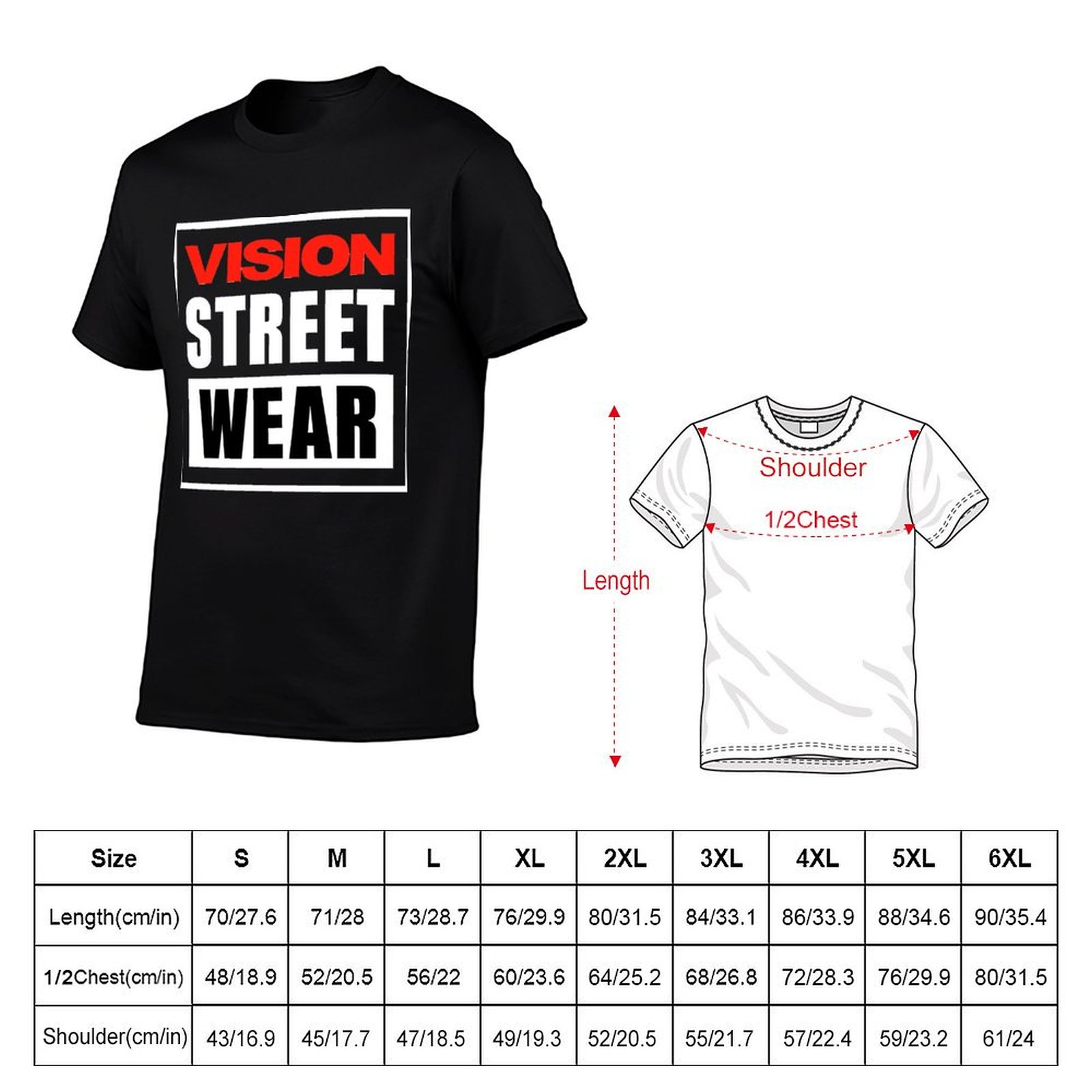 Vision Street Wear T-Shirt t s - Vision Streetwear Brand avaliação e preço