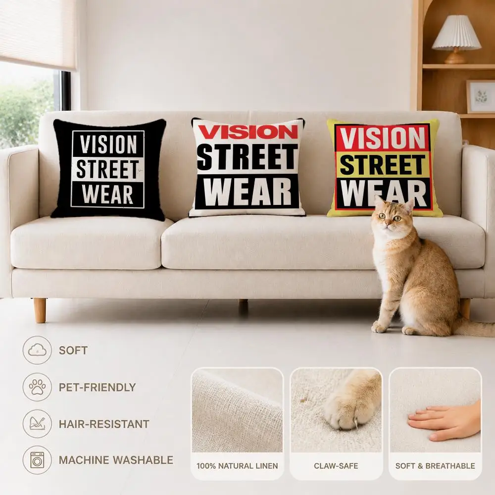 Cushions Covers Sofa Cat and d - Vision Streetwear Brand avaliação e preço