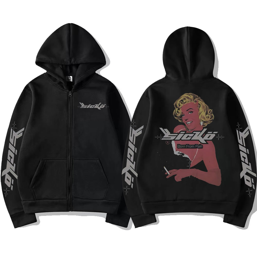 Sicko Born From Pain Graphic P - Streetwear Brand From China avaliação e preço