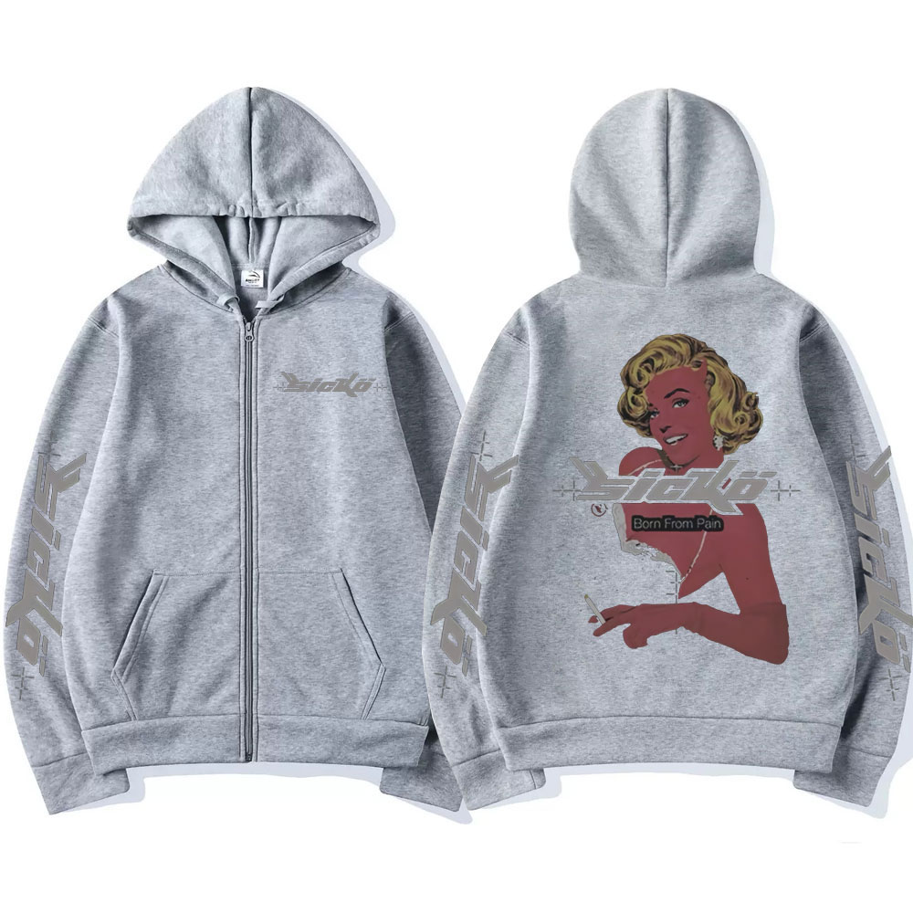 Sicko Born From Pain Graphic P - Streetwear Brand From China avaliação e preço