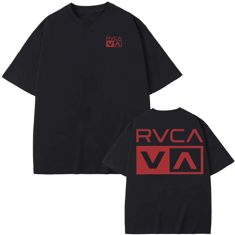 RVCA T Shirt Black Tee Summer  - Streetwear Brand Top avaliação e preço