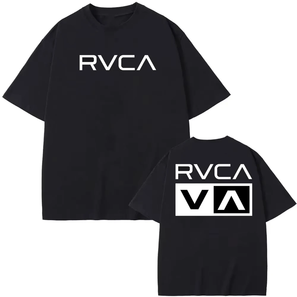 RVCA T Shirt Black Tee Summer  - Streetwear Brand Top avaliação e preço